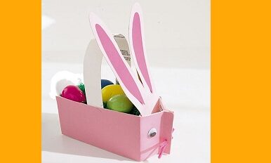 Panier de pâques à faire fabriquer par les enfants