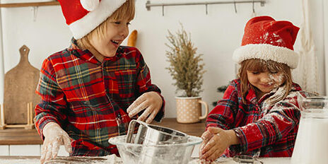 Biscuits de Noël en famille